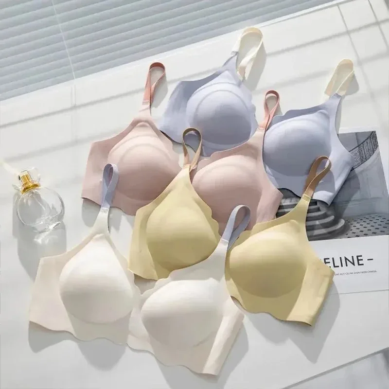 BH Bralette Top Women's Underwear No Steel Ring Pure Desire Comfortable Upper Support Sling Adjustable Beauty Back Bra for women - Image 6