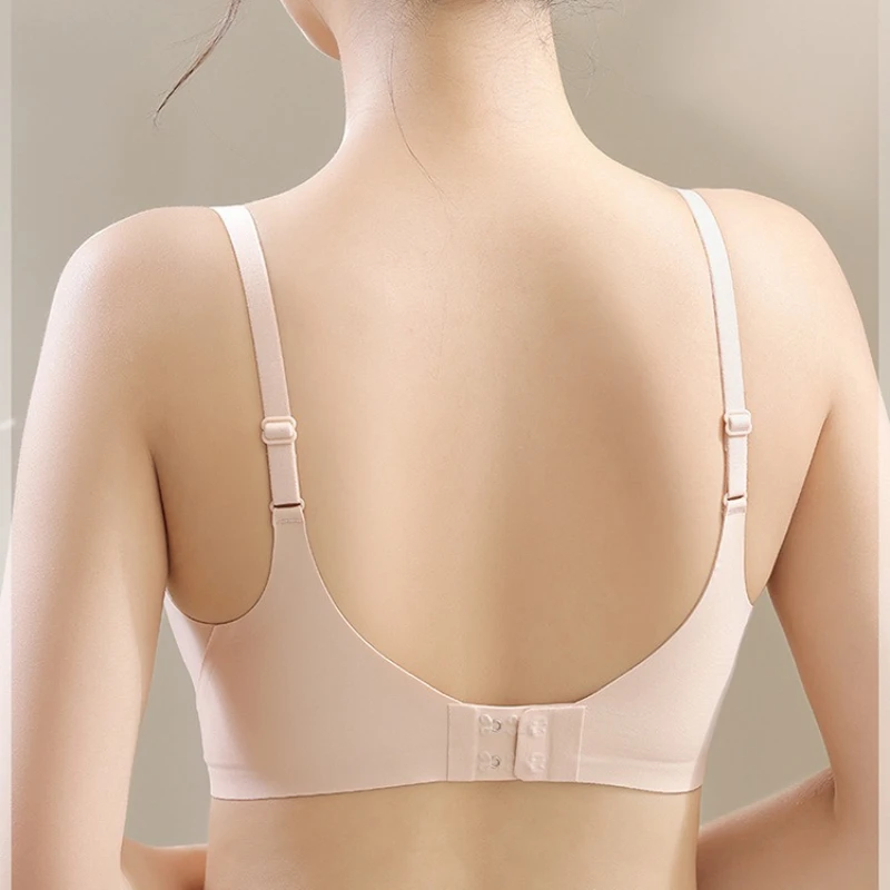 Comfortable Women's Everyday Bra Lifting Thin No Steel Ring Seamless Underwear Prevent Side Breast Collection Sagging Bras