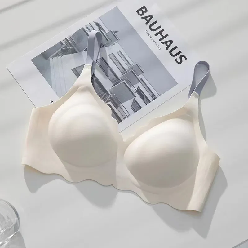 BH Bralette Top Women's Underwear No Steel Ring Pure Desire Comfortable Upper Support Sling Adjustable Beauty Back Bra for women - Image 13