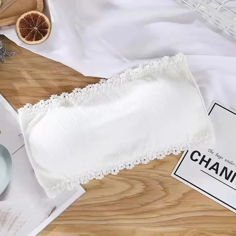 Summer Strapless Women Bras Back Lace Sexy Chest Tops Seamless Breathable Underwear Brassiere Solid Invisible Chest Wraps Bra - Image 10