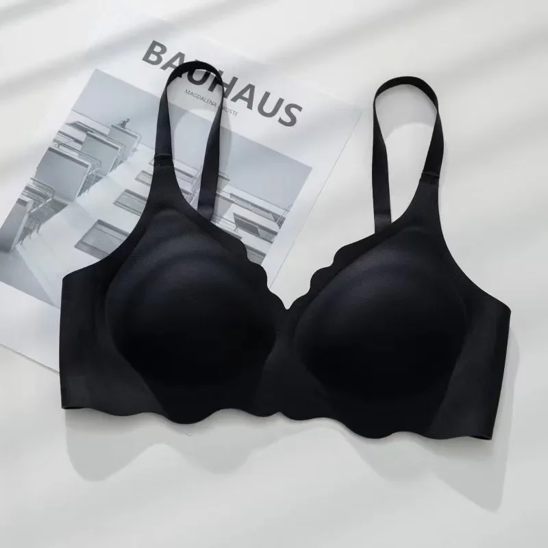 BH Bralette Top Women's Underwear No Steel Ring Pure Desire Comfortable Upper Support Sling Adjustable Beauty Back Bra for women - Image 7