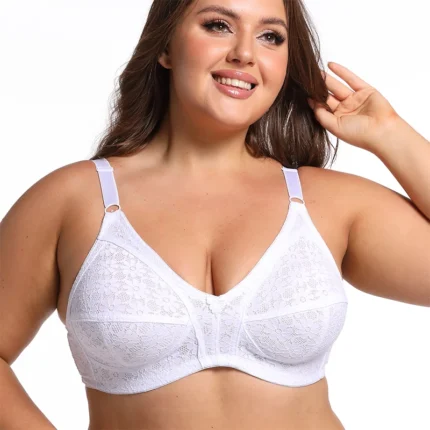 2024 Summer New Wireless Bras For Women Comfortable Underwear Breathable Lingerie Plus Size 50DE Cup